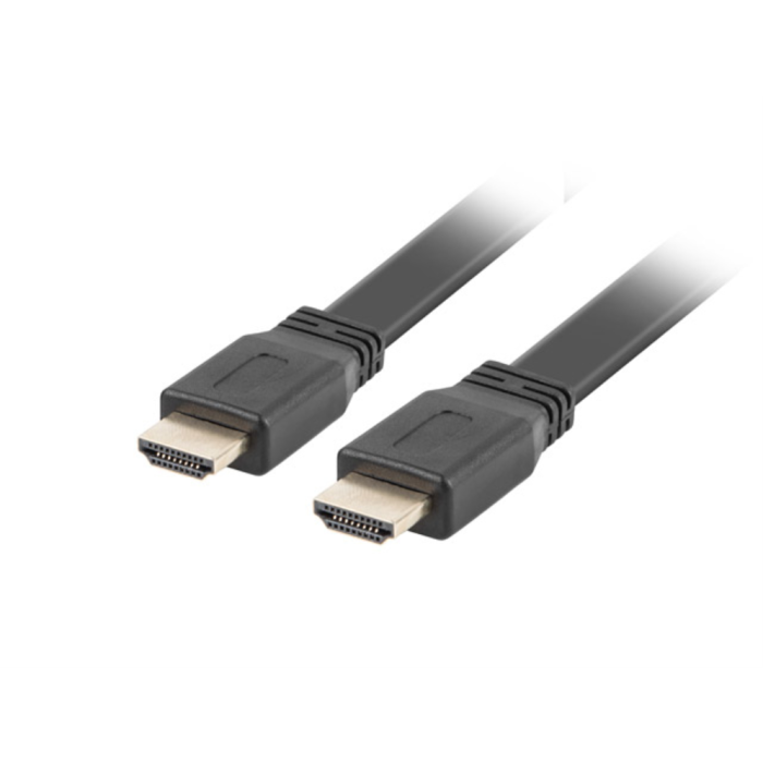 Lanberg CA-HDMI-21CU-0050-BK Cable HDMI 2.0 5m Negro Macho-Macho Tipo A, 18 Gbps, compatible 3D y ARC, conectores chapados en Oro. Lanberg CA-HDMI-21CU-0050-BK Cable HDMI 2.0 5m Negro Macho-Macho Tipo A, 18 Gbps, compatible 3D y ARC, conectores chapados en Oro.