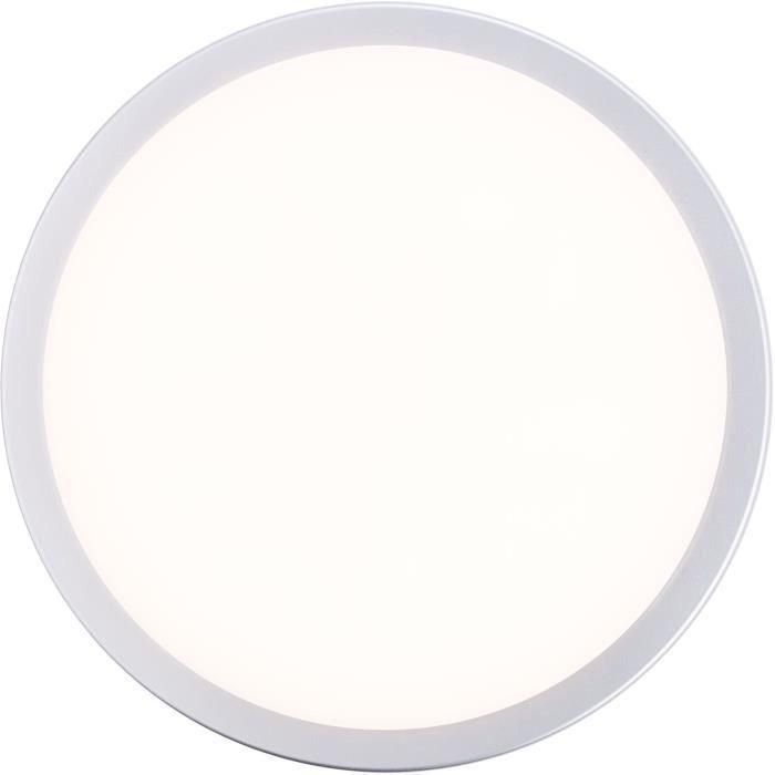 Luz de techo exterior Devora Color plateado LED integrado 2 Luz de techo exterior Devora Color plateado LED integrado 2