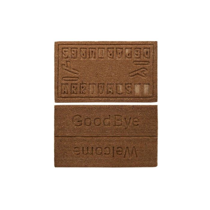 DKD Home Decor Felpudo Basicos de Coco y Goma Marrón 45x75x2.3 cm Pack 2 Unidades DKD Home Decor Felpudo Basicos de Coco y Goma Marrón 45x75x2.3 cm Pack 2 Unidades