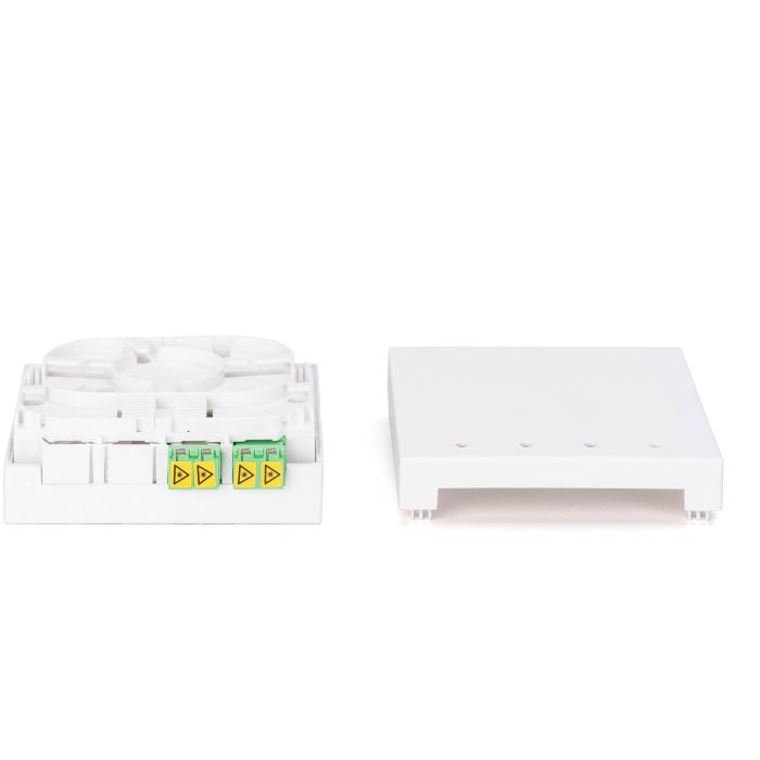 DIGITUS FTTH Gehäuse mit 2 x LC/APC DX Kupplung mit Shutter 3