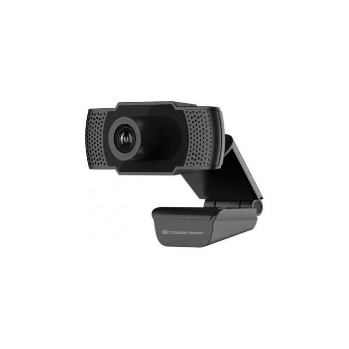Conceptronic Webcam Fhd Conceptronic Amdis 1080P Usb 3.6 mm 30 Fps Angulo Vision 90º Microfono Integrado Negro Conceptronic Webcam Fhd Conceptronic Amdis 1080P Usb 3.6 mm 30 Fps Angulo Vision 90º Microfono Integrado Negro