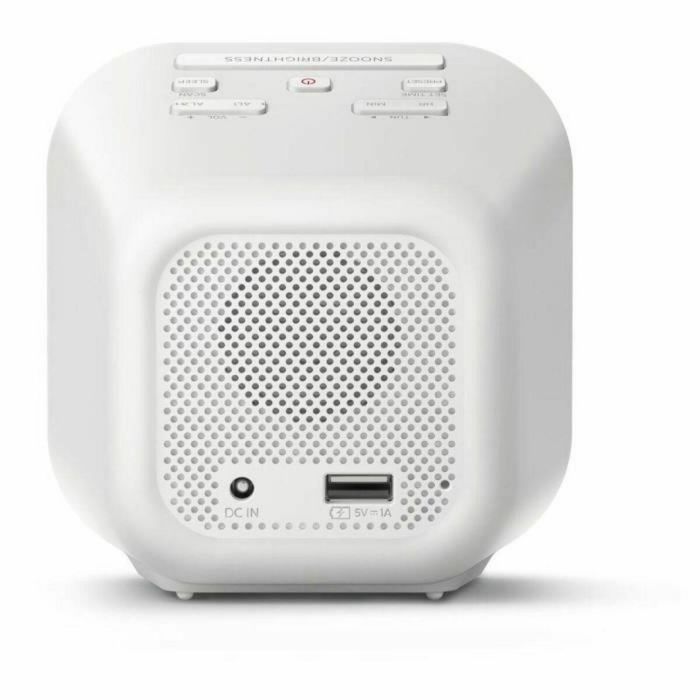 Philips TAR4406/12 despertador Reloj despertador digital Blanco 1 Philips TAR4406/12 despertador Reloj despertador digital Blanco 1