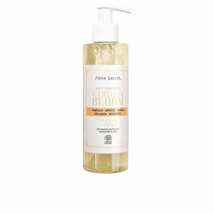 Alma Secret Camellia Bloom Aceite Desmaquillante Facial 200 ml - Limpieza Suave y Efectiva para Todo Tipo de Pieles