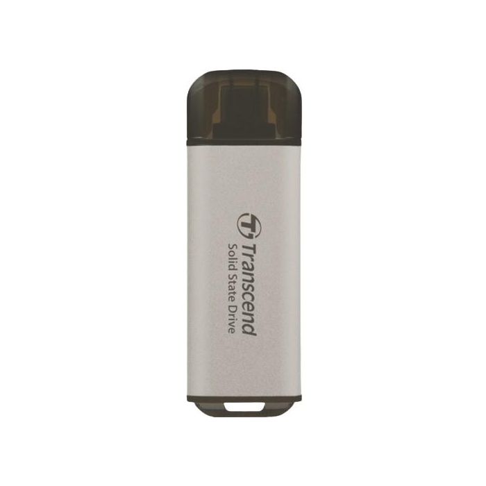 Transcend ESD300S SSD Externo 512GB USB 10Gbps Tipo C Plateado