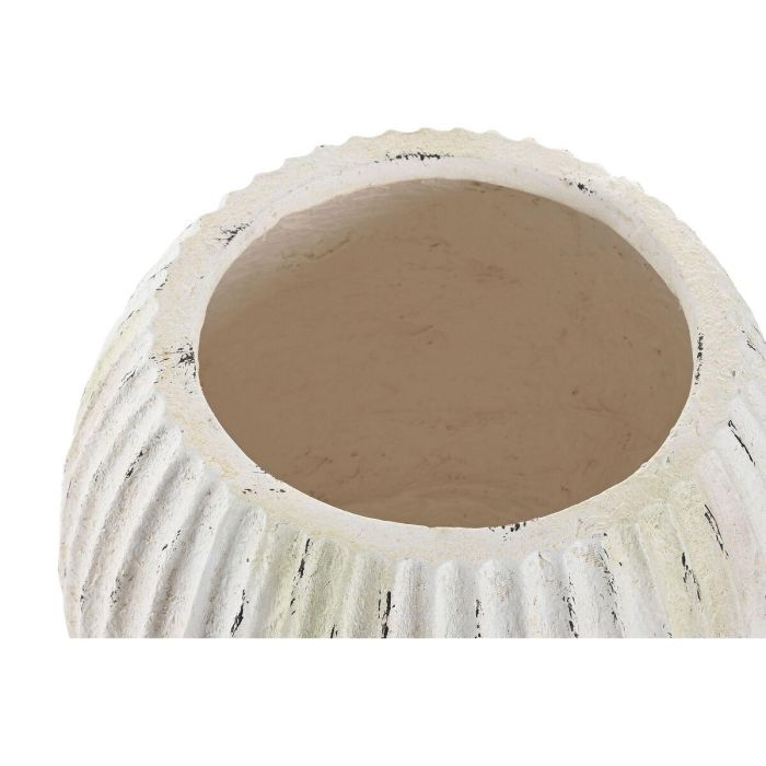 Jarron Romantico DKD Home Decor Blanco 36 x 26 x 36 cm 2 Jarron Romantico DKD Home Decor Blanco 36 x 26 x 36 cm 2