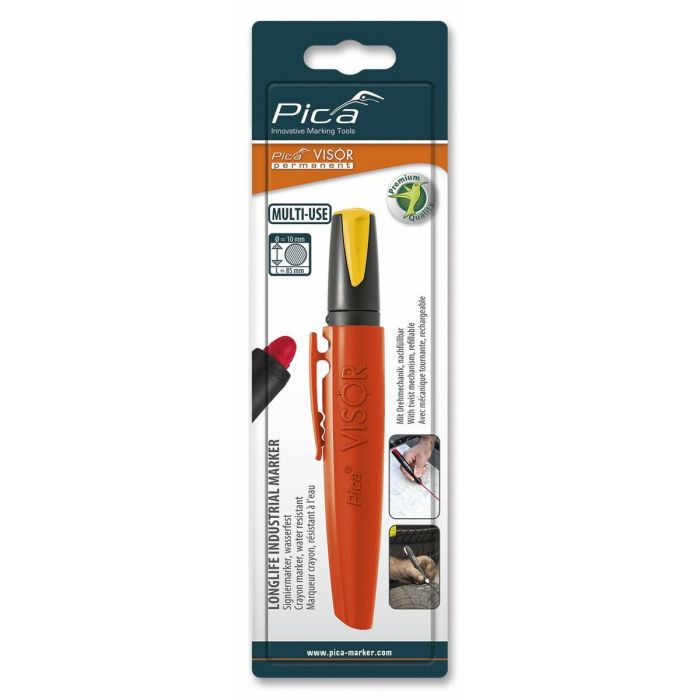 Marcador Pica Permanente Azul Industrial 5 Marcador Pica Permanente Azul Industrial 5