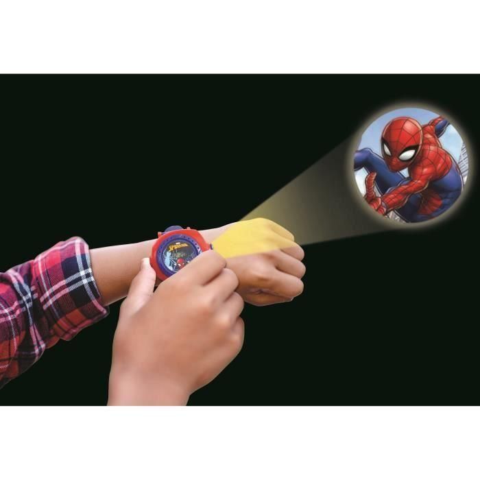 Lexibook Dmw050Sp Reloj Digital Spiderman con Proyector de 20 Imágenes y Mensajes Codificados, Pulsera Ajustable, para Niños +3 Años 1 Lexibook Dmw050Sp Reloj Digital Spiderman con Proyector de 20 Imágenes y Mensajes Codificados, Pulsera Ajustable, para Niños +3 Años 1