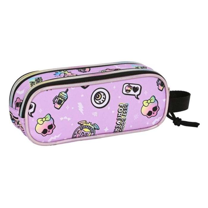 Portatodo Doble Monster High Best boos Lila 21 x 8 x 6 cm 3 Portatodo Doble Monster High Best boos Lila 21 x 8 x 6 cm 3