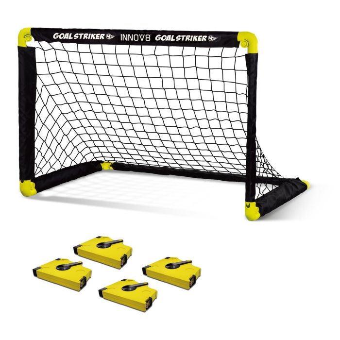 Tachan Set de Porterias y Campo de Futbol Portatil con 2 Porterias Plegables, Balon, Hinchador y Cintas Delimitadoras 1 Tachan Set de Porterias y Campo de Futbol Portatil con 2 Porterias Plegables, Balon, Hinchador y Cintas Delimitadoras 1