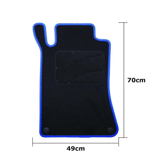 Set de Alfombrillas para Coche OCC Motorsport OCCMC0058BL Negro Mercedes W203 Clase C Sedan-CLC 5 Piezas 3