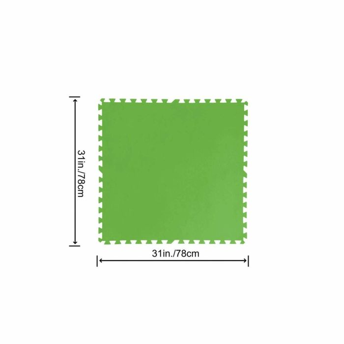 BESTWAY Juego de 9 alfombrillas protectoras preformadas - 78 x 78 cm 13 BESTWAY Juego de 9 alfombrillas protectoras preformadas - 78 x 78 cm 13
