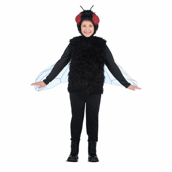 Disfraz mosca gorro y top con alas talla 10-12 y