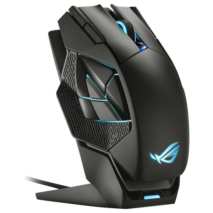 Asus ROG Spatha X Ratón Gaming RF Wireless+USB Type-A Óptico 19000 DPI Negro 90MP0220-BMUA00 5