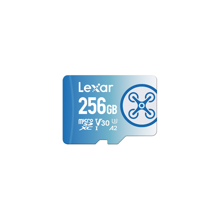 Lexar LMSFLYX256G-BNNNG Tarjeta MicroSDXC de 256 GB UHS-I Clase 10 V30 U3 Lectura 160 MB/s Escritura 90 MB/s