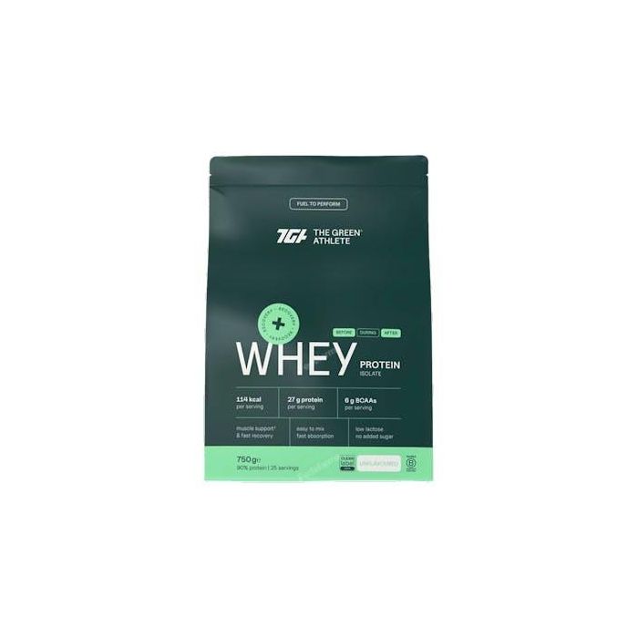 TGA THE GREEN ATHLETE Whey Protein Isolate Sin Sabor 750 G