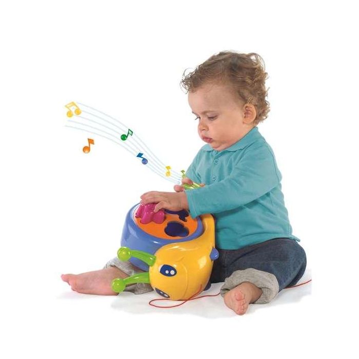 Arrastre caracol encajable con musica 26cm. 1 Arrastre caracol encajable con musica 26cm. 1