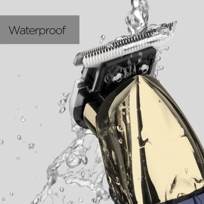 Babyliss T992E Recortadora de Barba Inalámbrica Super-X Metal Edición Gold & Navy 5h Duración Batería 4