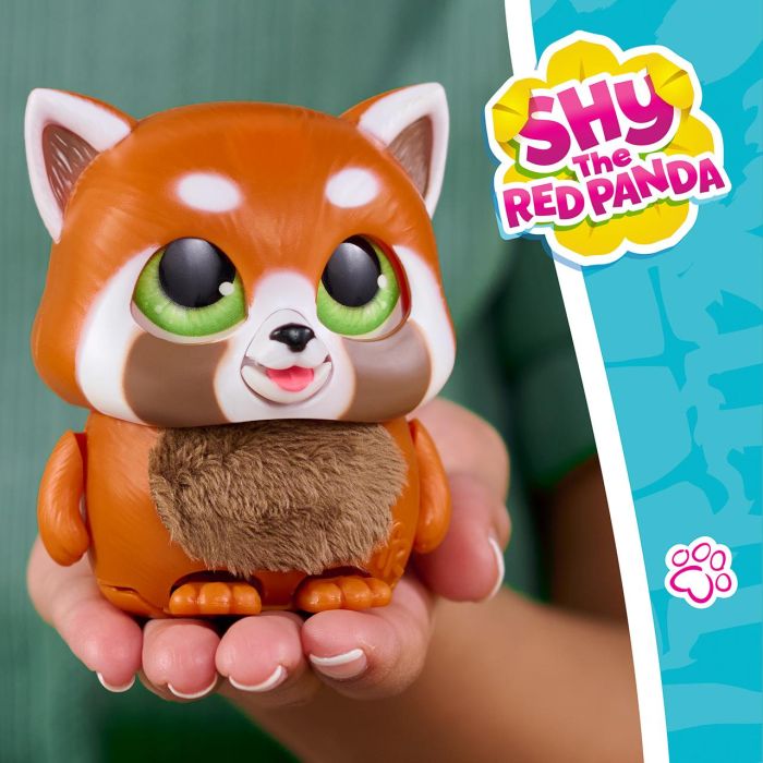 Just Play Furreal Handfuls Shy El Panda Rojo 28171 Juguete Interactivo con +50 Sonidos y Movimientos 1