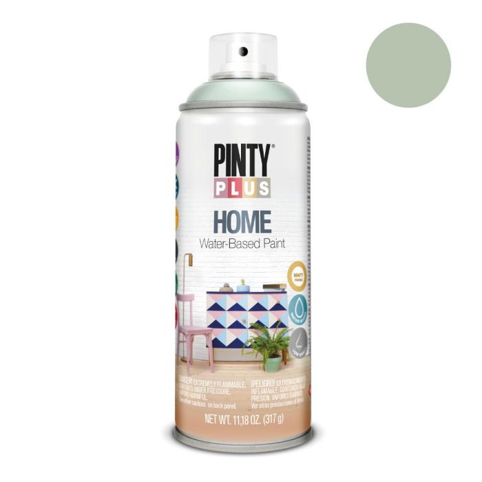Pinty Plus Pintura en Spray HM415 Base Agua 520 cc Vintage Green