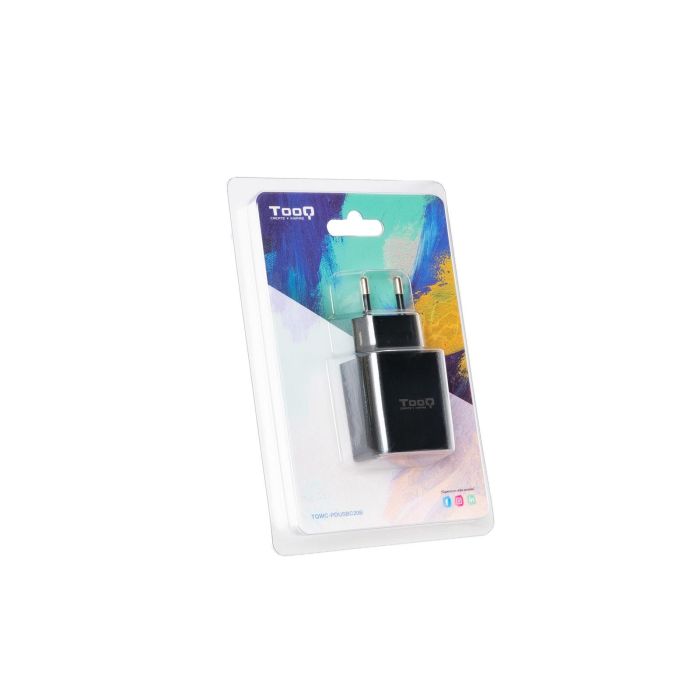 Cargador de Pared TooQ TQWC-PDUSBC20B/ 1xUSB Tipo-C/ 20W 2 Cargador de Pared TooQ TQWC-PDUSBC20B/ 1xUSB Tipo-C/ 20W 2