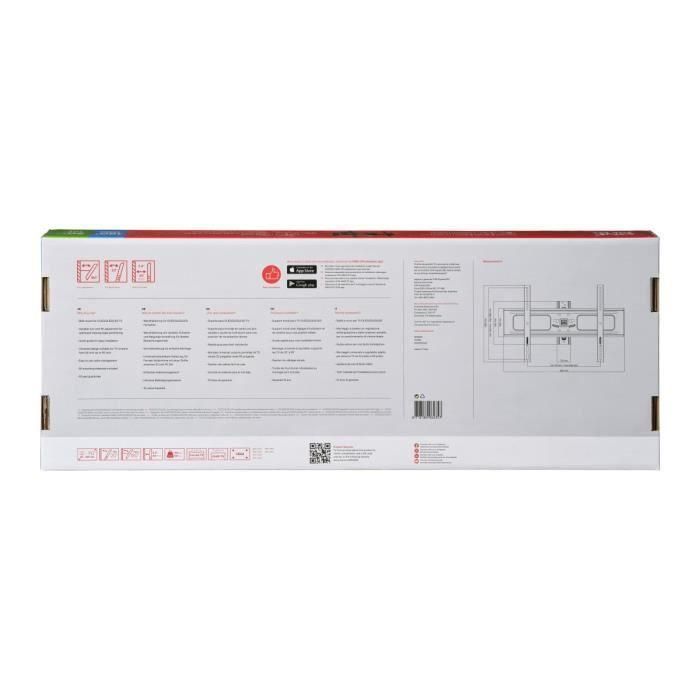 One For All WM2651 Soporte de pared giratorio e inclinable para TV 81-213 cm (32-84") hasta 50kg, VESA 600x400, giro 180°, inclinación 20°. 4 One For All WM2651 Soporte de pared giratorio e inclinable para TV 81-213 cm (32-84") hasta 50kg, VESA 600x400, giro 180°, inclinación 20°. 4