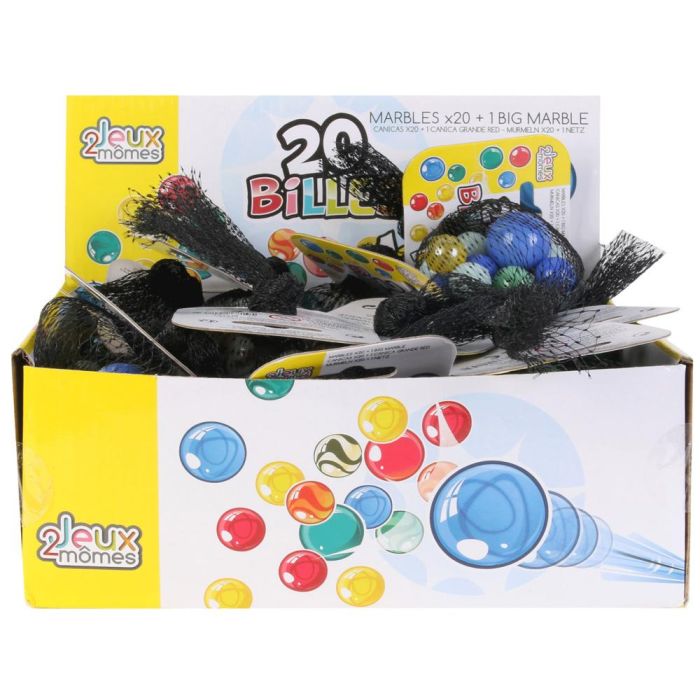 Jeux 2 momes Juego de 20 Canicas y Canica Grand Colección Seche Pleure 3