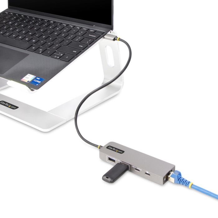 Hub USB-C Startech 10G2A1C25EPD-USB-HUB Gris 2