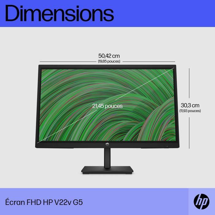HP V22v G5 Monitor FHD de 21.45 Pulgadas (54.5 cm) para Productividad y Aprendizaje Diario 13
