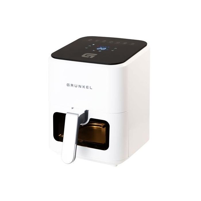 Grunkel Freidora de Aire Sin Aceite Digital 4L, 1200W, 7 Programas, Control Digital, Fácil Limpieza Grunkel Freidora de Aire Sin Aceite Digital 4L, 1200W, 7 Programas, Control Digital, Fácil Limpieza