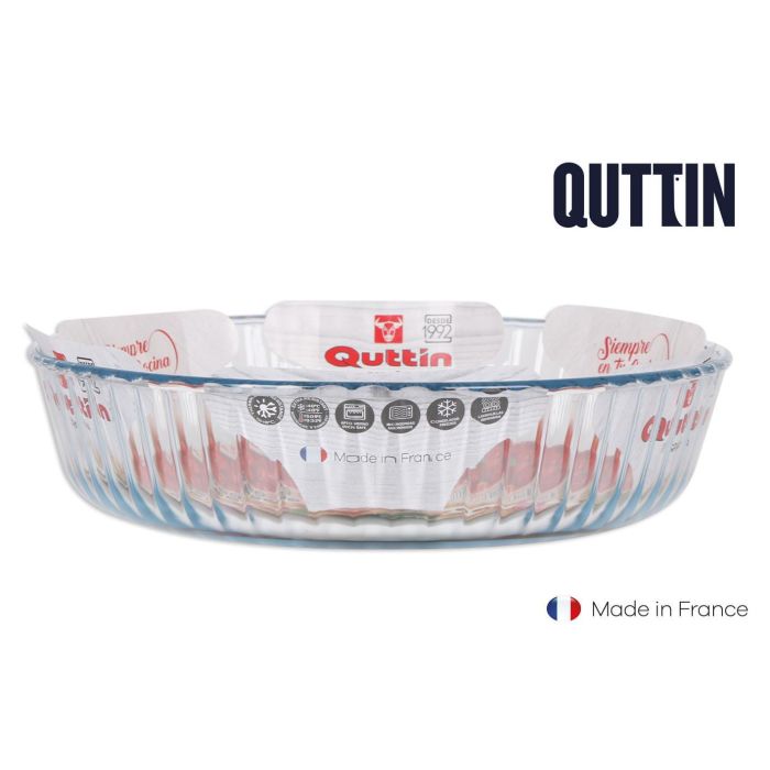 Quttin Molde para Tarta de Vidrio Ø26 cm - 2.2L (6 Unidades) 0 Quttin Molde para Tarta de Vidrio Ø26 cm - 2.2L (6 Unidades) 0