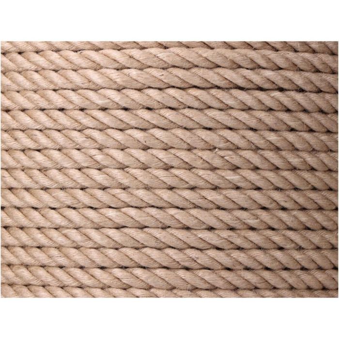 Cuerda yute 3 cabos natural 16 mm x 100 m 1 Cuerda yute 3 cabos natural 16 mm x 100 m 1