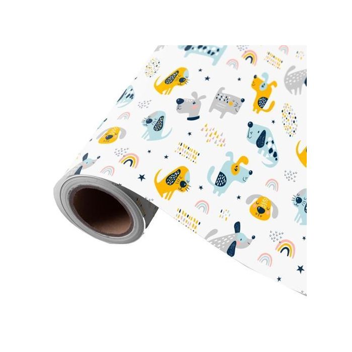 Wonder Wrapper Papel De Regalo Bobina 62 cm X 80M 4 kg Infantil Puppies Wonder Wrapper Papel De Regalo Bobina 62 cm X 80M 4 kg Infantil Puppies