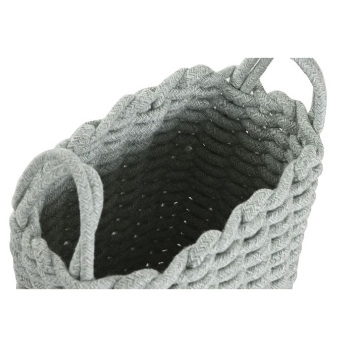 Juego de Cestas Home ESPRIT Verde Gris Rosa Cuerda (2 Piezas) (3 Unidades) 2 Juego de Cestas Home ESPRIT Verde Gris Rosa Cuerda (2 Piezas) (3 Unidades) 2