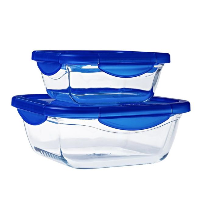 Recipiente Rectangular Boro 190Cl Cook&Go Pyrex 21x21x9-1,9 L 1