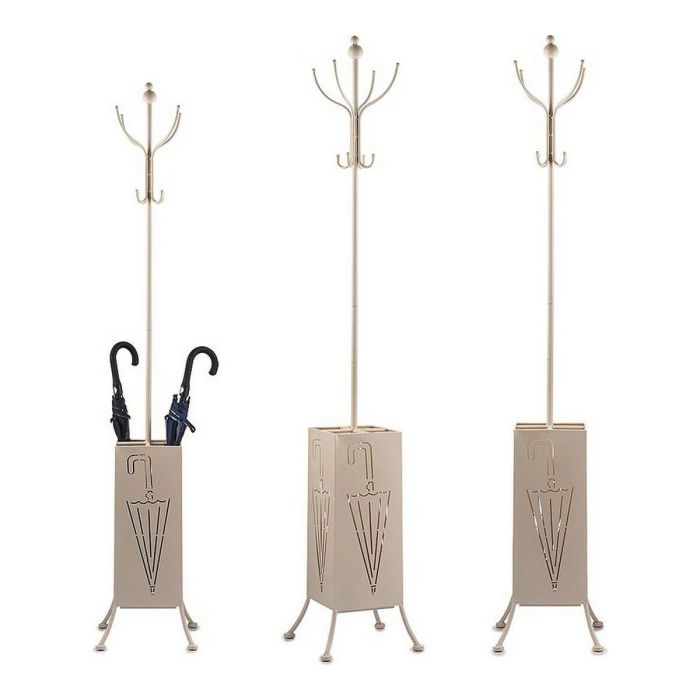 Perchero Gift Decor J7210097-CREAM J7210097-CREAM Crema Metal 34 x 188 x 34 cm Paragüero 1