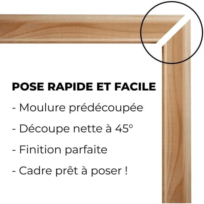 Kit de moldura para sótano 4m - NORDLINGER PRO - Moldura de pared - FSC 100% - Añade carácter a la pared 4 Kit de moldura para sótano 4m - NORDLINGER PRO - Moldura de pared - FSC 100% - Añade carácter a la pared 4