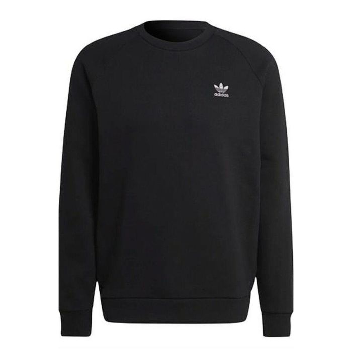 Sudadera sin Capucha Hombre Adidas ESSENTIAL CREW IA4828 Negro 0 Sudadera sin Capucha Hombre Adidas ESSENTIAL CREW IA4828 Negro 0