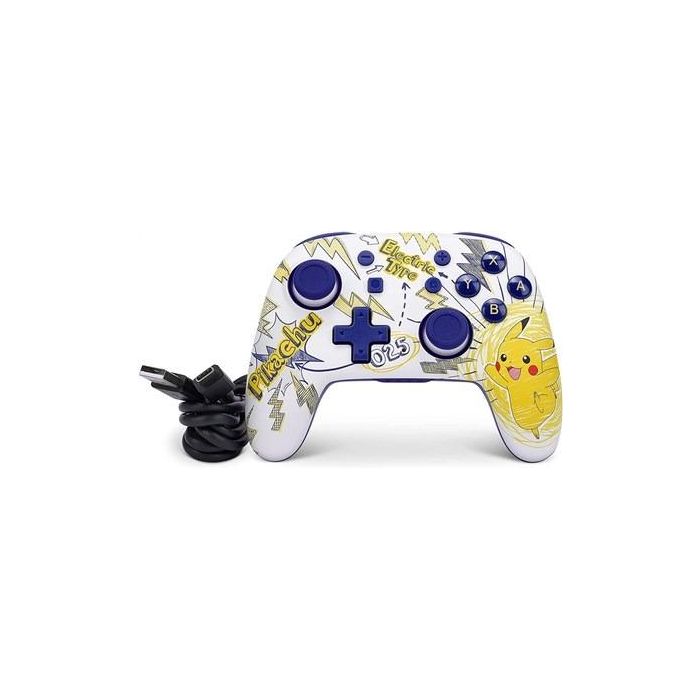 Power A NSGP0063-01 Mando Inalámbrico Nano Enhanced para Nintendo Switch - Pikachu School Days 1 Power A NSGP0063-01 Mando Inalámbrico Nano Enhanced para Nintendo Switch - Pikachu School Days 1