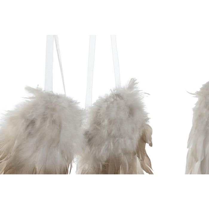Decoracion Colgante Navidad Moderna DKD Home Decor Dorado Blanco 4 x 33 x 28 cm (2 Unidades) 1 Decoracion Colgante Navidad Moderna DKD Home Decor Dorado Blanco 4 x 33 x 28 cm (2 Unidades) 1