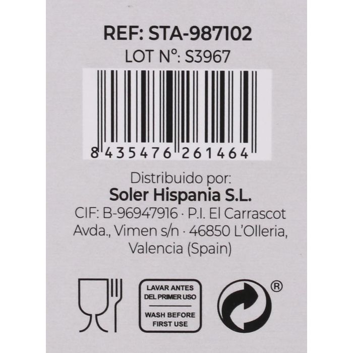Santa Clara Cubertería 24 Piezas Acero Inoxidable Tambre (6 Unidades) 6
