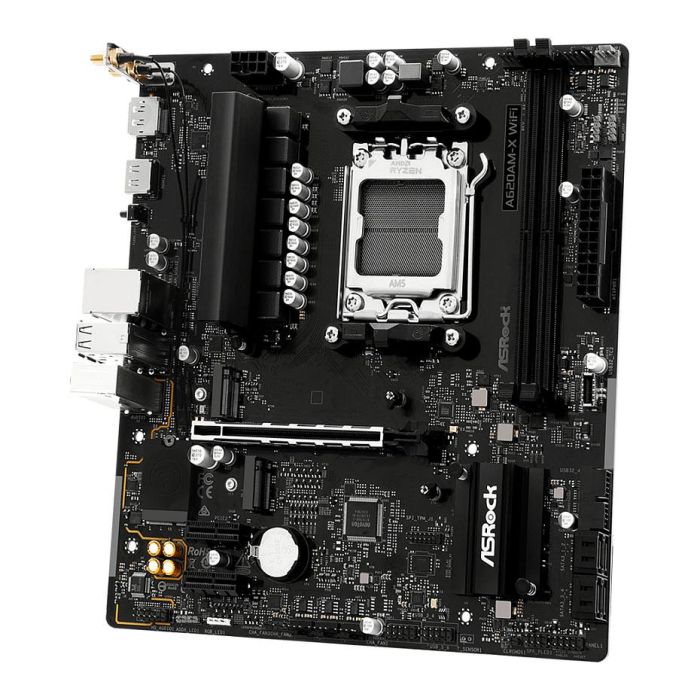 ASRock Placa Base A620AM-X WiFi AM5 mATX HDMI/DP DDR5 para AMD Ryzen 7000/8000/9000 Series, 128GB DDR5, Wi-Fi Integrado 3 ASRock Placa Base A620AM-X WiFi AM5 mATX HDMI/DP DDR5 para AMD Ryzen 7000/8000/9000 Series, 128GB DDR5, Wi-Fi Integrado 3