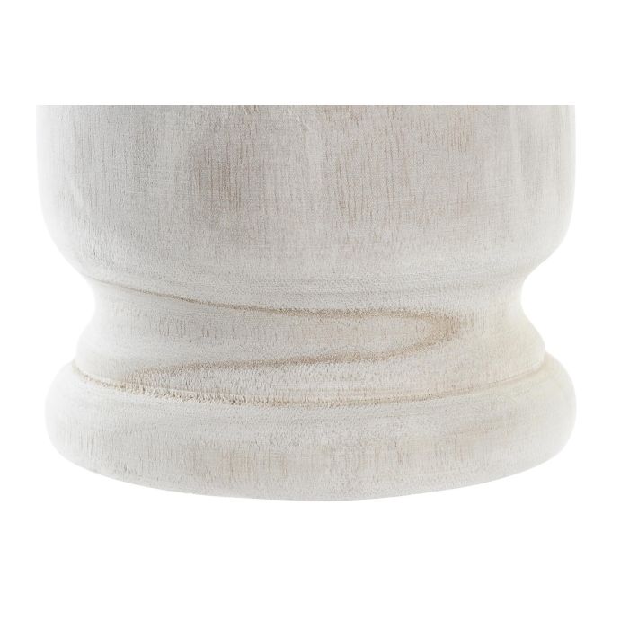 DKD Home Decor Macetero Boho de Paulownia, Marrón, 16 cm Ancho x 16 cm Largo x 18 cm Alto 2