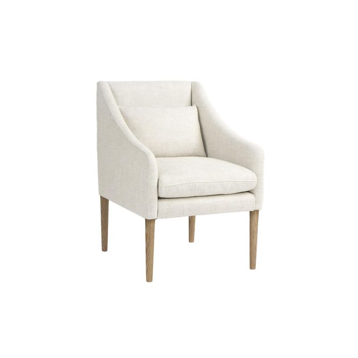 DKD Home Decor 2c24 Silla Urban Tapizada Blanco de Poliéster y Madera de Fresno - 67.5 x 86 x 61 cm DKD Home Decor 2c24 Silla Urban Tapizada Blanco de Poliéster y Madera de Fresno - 67.5 x 86 x 61 cm