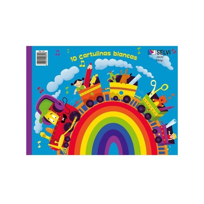 Selvi Cuaderno Para Manualidades Con 10 Cartulinas 24x32 cm 180 gr Blanco Selvi Cuaderno Para Manualidades Con 10 Cartulinas 24x32 cm 180 gr Blanco