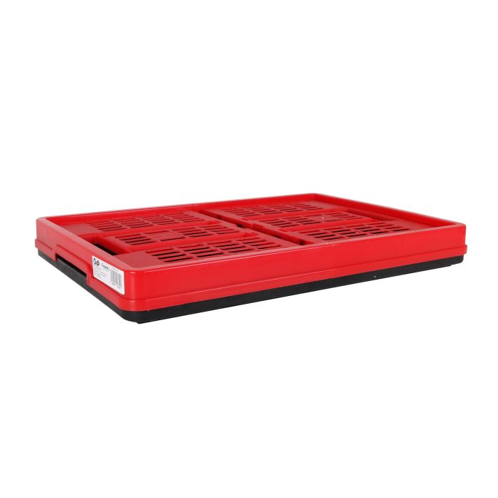 Voila Caja Plegable 45L con Dimensiones 53x37x27 cm en Rojo y Negro (10 Unidades)