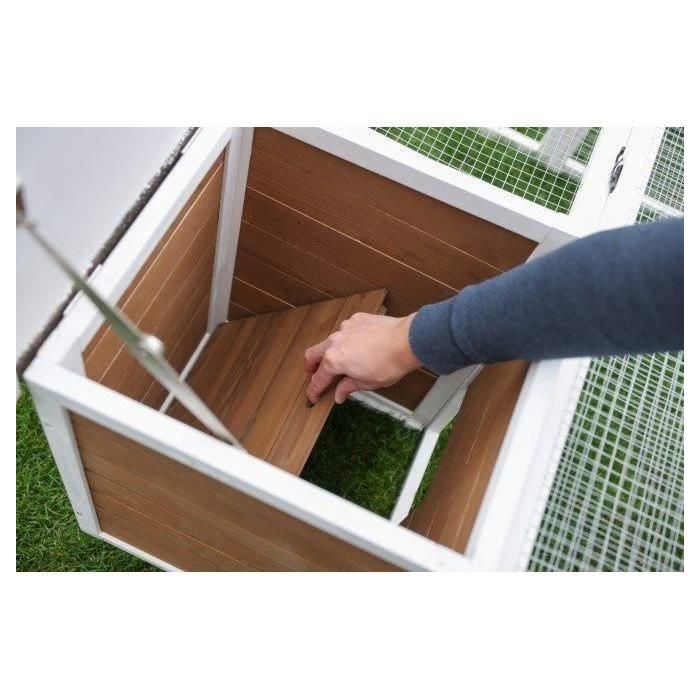 Recinto exterior para animales pequeños - KERBL - 132 x 102 x 59 cm - Caseta integrada - Malla metálica 5 Recinto exterior para animales pequeños - KERBL - 132 x 102 x 59 cm - Caseta integrada - Malla metálica 5