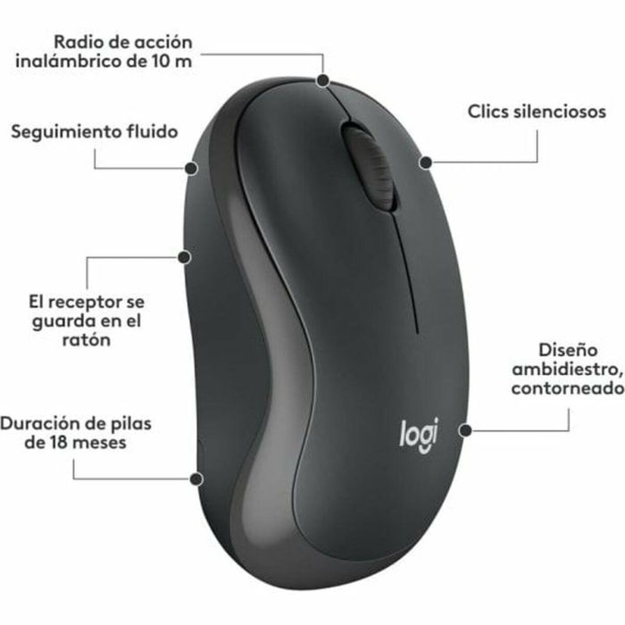 Teclado Logitech Negro Alemán QWERTZ 5 Teclado Logitech Negro Alemán QWERTZ 5