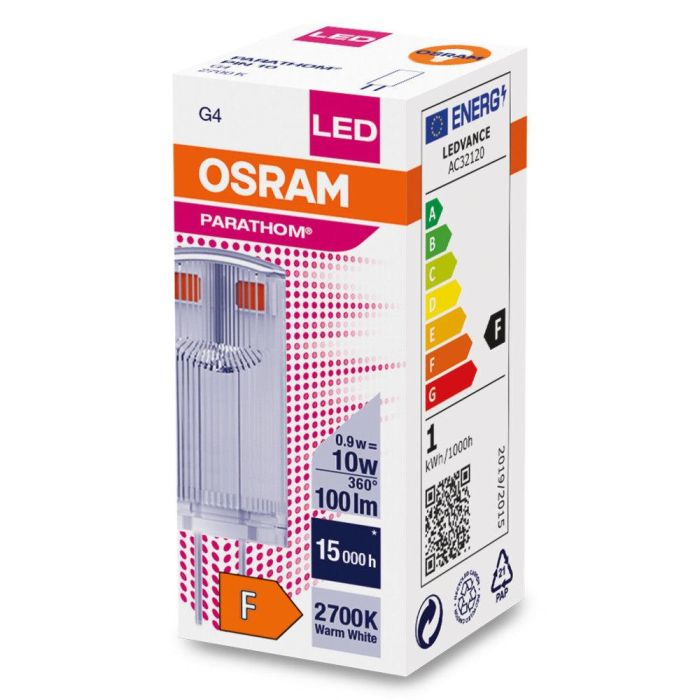 [LVE-4058075622722] Ledvance/Osram Bombilla LED "Special" G4 0,9W 100Lm 2700K 320º IP20 - Blanco Muy Cálido 1