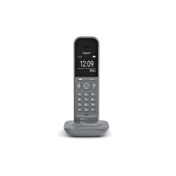 Gigaset S30852-H2902-K103 Teléfono DECT/analógico Inalámbrico con Identificador de Llamadas, Color Gris 3