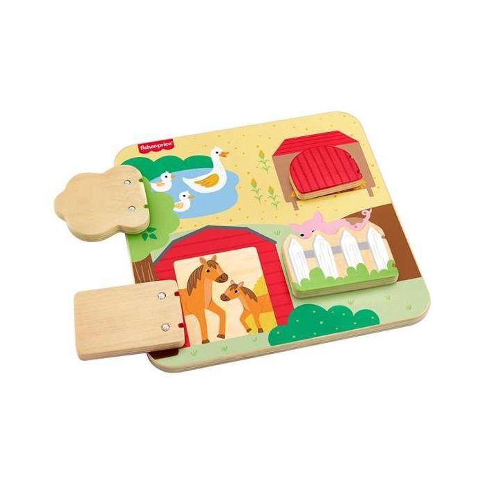 Juego madera animales cucu-trás 20x20x1,91 cm 2 Juego madera animales cucu-trás 20x20x1,91 cm 2